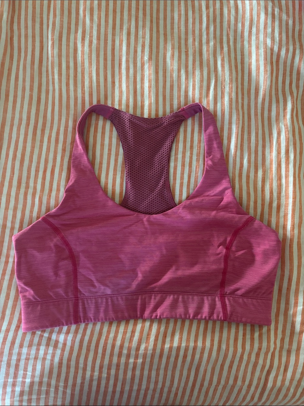 Outdoor Voices Pink Racerback Sports Bra